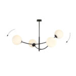 HUNTER Plafon 4 BLACK/OPAL Black (1102/4) — изображение 20