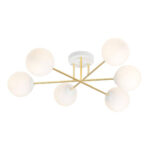 Plafon MAGNUM 6 WH OPAL white-gold (1234/6) — изображение 13