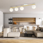 MONZA Plafon 4 WH OPAL white-gold (1253/4) — изображение 14