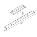 Pujol C-824/120/LED Аполо Звис, никель-мат — изображение 23