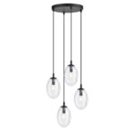 Висячая лампа ASTRAL 4 BL PREMIUM TRANSPARENT black (1265/4PREM) — изображение 12