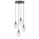 Висячая лампа ASTRAL 4 BL PREMIUM TRANSPARENT black (1265/4PREM) — изображение 13