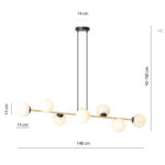 Висячее золото 8 BL OPAL Black-Gold (1241/8) — изображение 21
