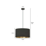 Висячая лампа HILDE 1 BL BLACK Black (1054/1) — изображение 24