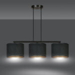 Висячая лампа HILDE 3 BL BLACK Black (1054/3) — изображение 23