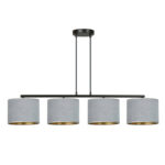 Висячая лампа HILDE 4 BL GRAY Black (1050/4) — изображение 20