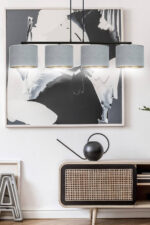 Висячая лампа HILDE 4 BL GRAY Black (1050/4) — изображение 25