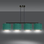 Висячая лампа HILDE 4 BL GREEN Black (1051/4) — изображение 23