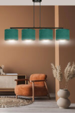 Висячая лампа HILDE 4 BL GREEN Black (1051/4) — изображение 27