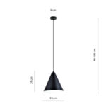 Висячая лампа REBEL 1 BLACK/WHITE black-white (1270/1) — изображение 12