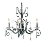 Amarillis Elstead зажигает висячую лампу AML3-BLK-SILVER