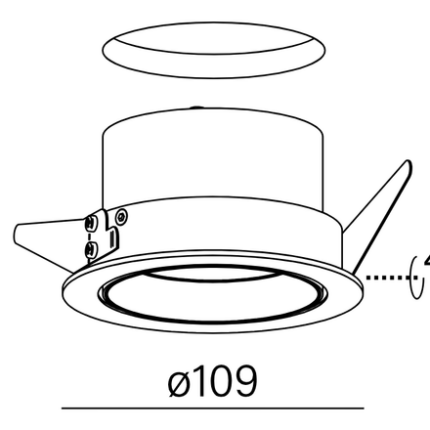 Слив Aqform Putt maxi белый 38044-M930-F1-00-12