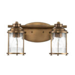 Ashland Bay Elstead Lighting QN-ASHLANDBAY2-NBR-BATH Kinkiet