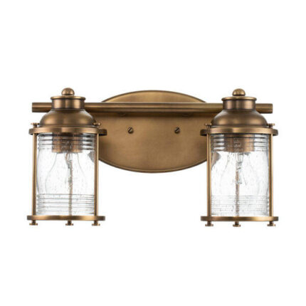 Ashland Bay Elstead Lighting QN-ASHLANDBAY2-NBR-BATH Kinkiet