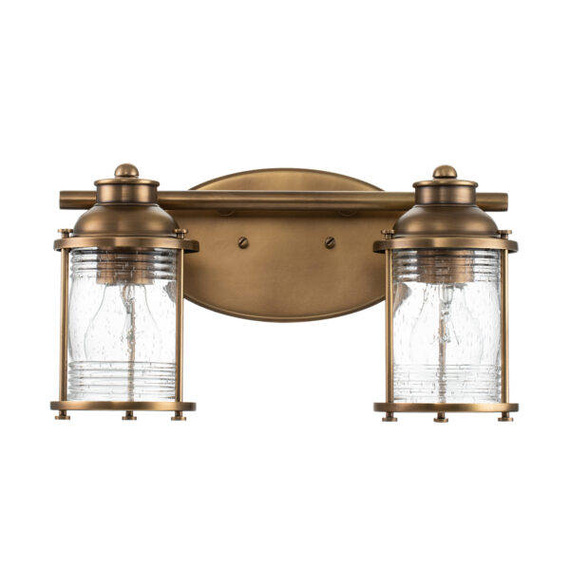 Ashland Bay Elstead Lighting QN-ASHLANDBAY2-NBR-BATH Kinkiet