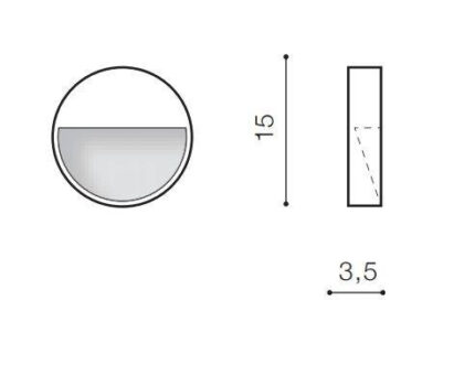 Лампа Azzardo Casoria Round Wall AZ4366 Black