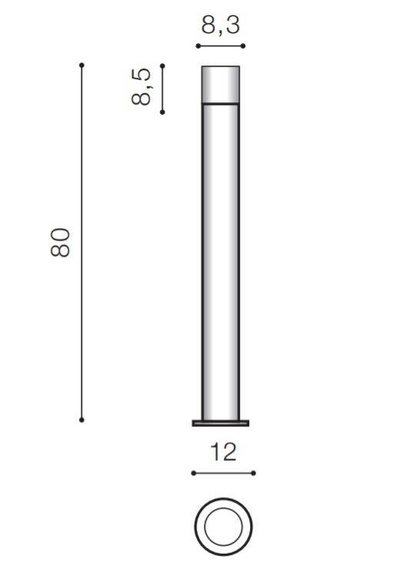 Azzardo Nils Lamp Outside Standing AZ4481