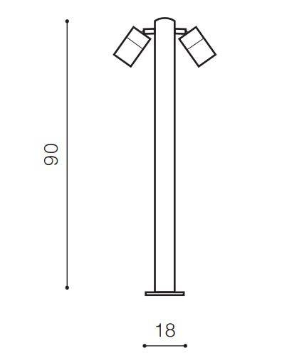 Azzardo Rolf Standing Lamp AZ4458