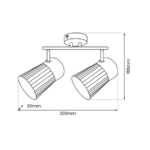 Лучшие 2 Milagro ML9971 Черный потолок — изображение 3