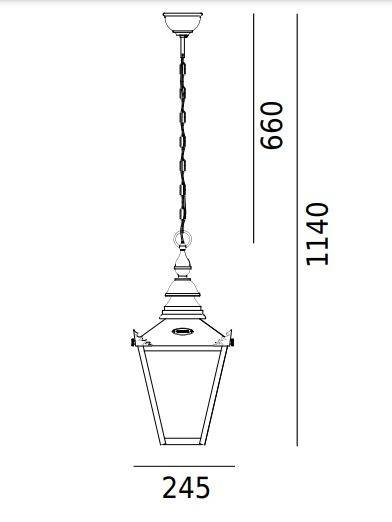 Челси 961CO Висячая лампа Norlys Hanging