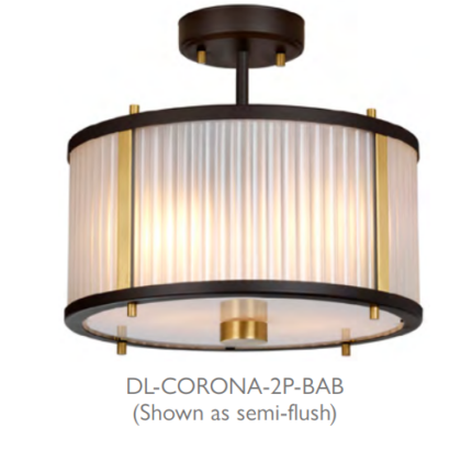 Корона DL-CORONA-2P-BAB Висячая лампа Elstead Lighting