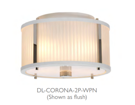 Корона DL-CORONA-2P-WPN Висячая лампа Elstead Lighting