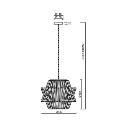 Корона Милагро ML0402 Висячий дом Chromium