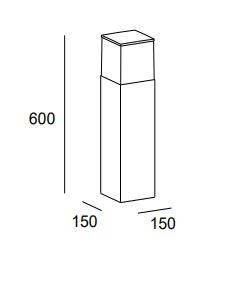 Cubik 55-9488-Z5-M3 наружная лампа LEDS Grok