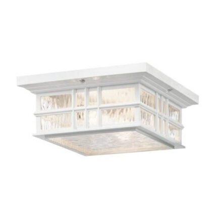 Elstead Lighting Beacon Square KL-BEACON-SQUARE-F-WHT Наружная потолочная лампа