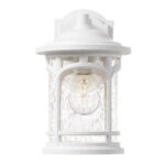 Мраморная голова Elstead Lighting QZ-MARBLEHEAD-S-WHT Белая наружная настенная лампа — изображение 2