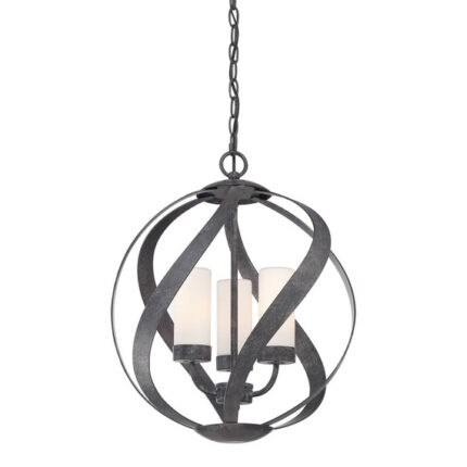 Elstead Lighting Висячий кузнец QN-BLACKSMITH-3P-OBK
