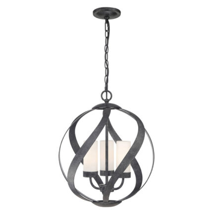 Elstead Lighting Висячий кузнец QN-BLACKSMITH-3P-OBK