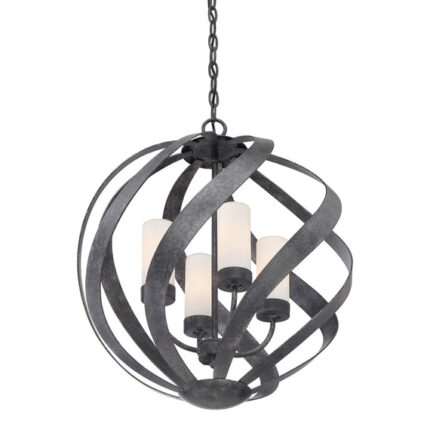 Elstead Lighting Висячий кузнец QN-BLACKSMITH-4P-OBK