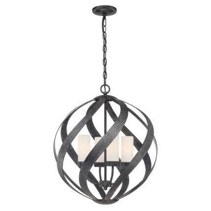 Elstead Lighting Висячий кузнец QN-BLACKSMITH-4P-OBK