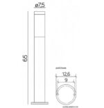 Inox ST022-650 BL Стоячая лампа СУ-МА — изображение 2