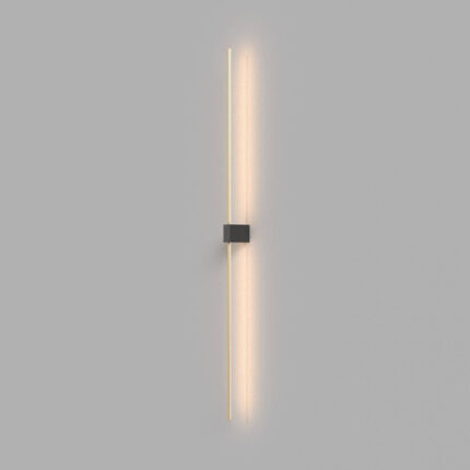 Black-Gold Kinkiet Pars (C071WL-L12GB3K)