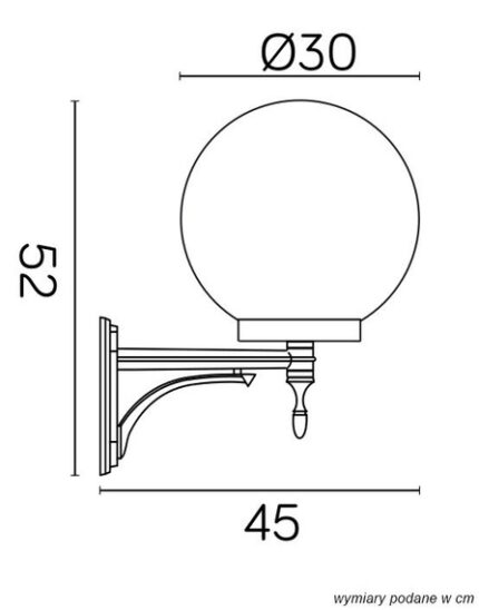 Внешний Kinkiet SU-MA Куле классический K 3012/1/K 300 U
