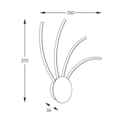 Kinkiet Zuma Line 2200014-BK Diogo