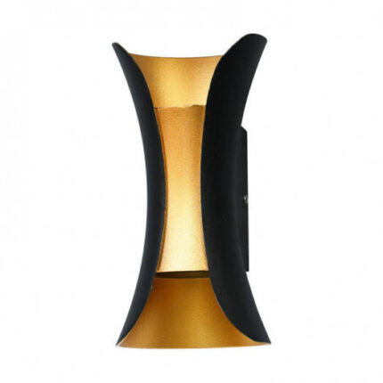 Внешний Kinkiet Italux Dante PL-356-M BK+GD