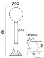 Стоячая лампа SU-MA Kule Classic K 5002/3/KP 200 — изображение 2