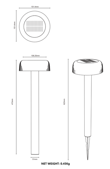 Стоячая лампа Zuma Line Bluet 003064-032335