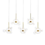 Висячая лампа Berella Light Ballone 5H BL5471 Glass Balls Shipping 24H