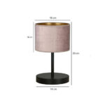 Рабочая лампа HILDE LN1 BL ROSE черная (1053/LN1) — изображение 5