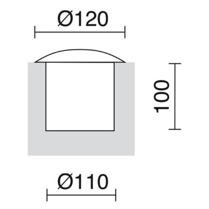 Novolux Suri S3 302C-L0105B-04 Антрацитовая лампа вторжения