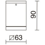 Наружная точечная лампа 555E-G21X1A-01 Mounted Novolux — изображение 2