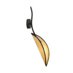 Настенная лампа LOTUS K1 BLACK/RATTAN Black (1108/K1)