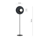 Стоячая лампа OSLO LP BLACK/OPAL Black (1187/LP) — изображение 4