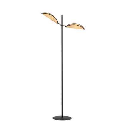 Стоячая лампа VENE LP2 BLACK/RATTAN black (1160/LP2) - Emibig