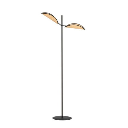 Стоячая лампа VENE LP2 BLACK/RATTAN black (1160/LP2) - Emibig