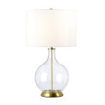 Настольная лампа Elstead Lighting Orb ORB-CLEAR-AB-WHT